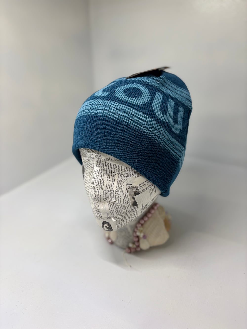 Flylow Blue Knit Logo Beanie Hat New With Tags — image 2 of 6